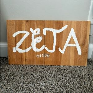 Zeta Tau Alpha wall decor